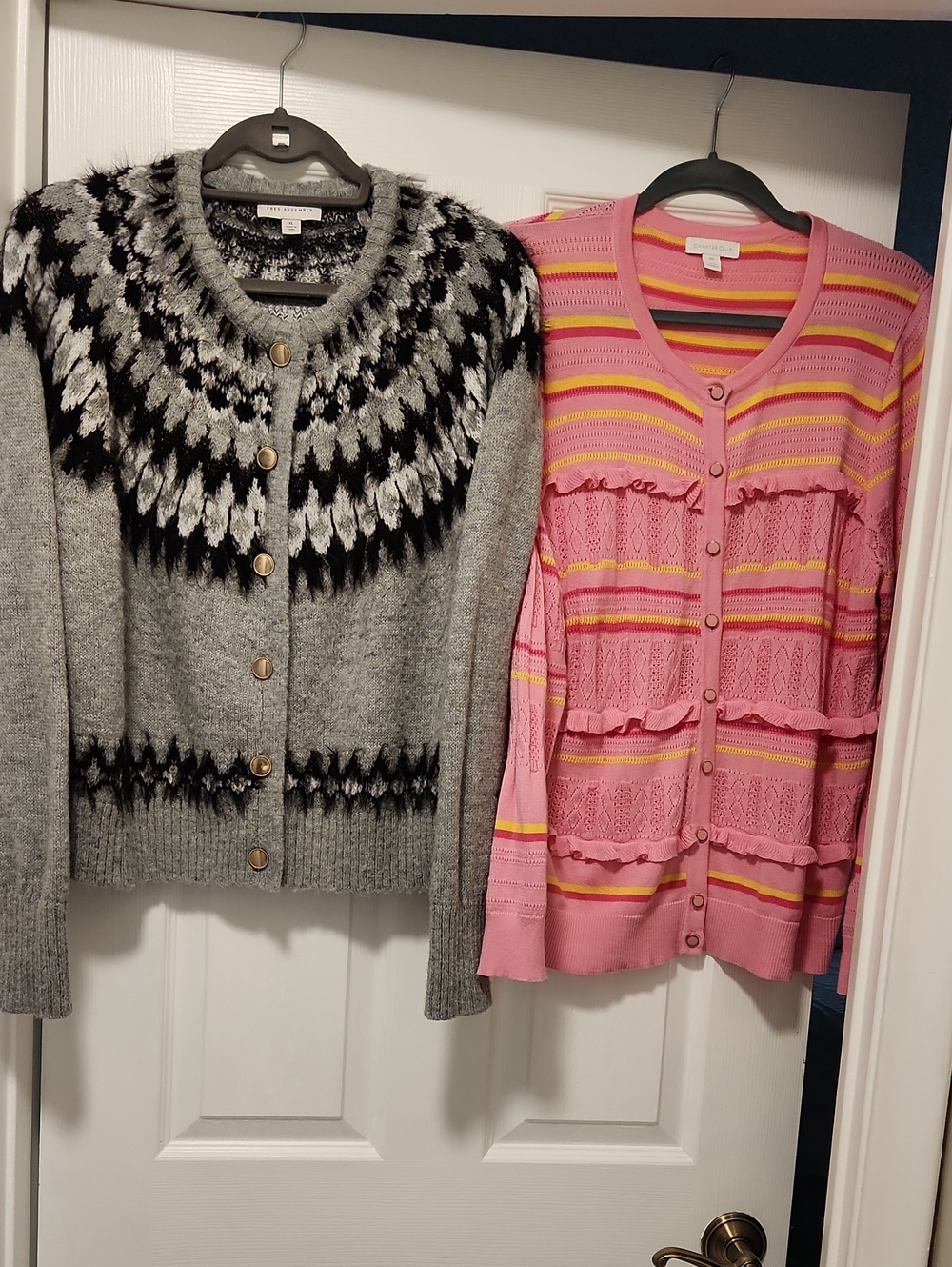 Both Sweaters Ligthy Worn